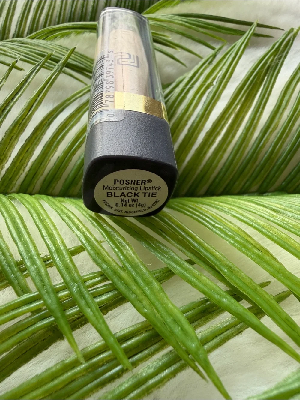 Vintage Sealed Posner Lipstick Black Tie 39473